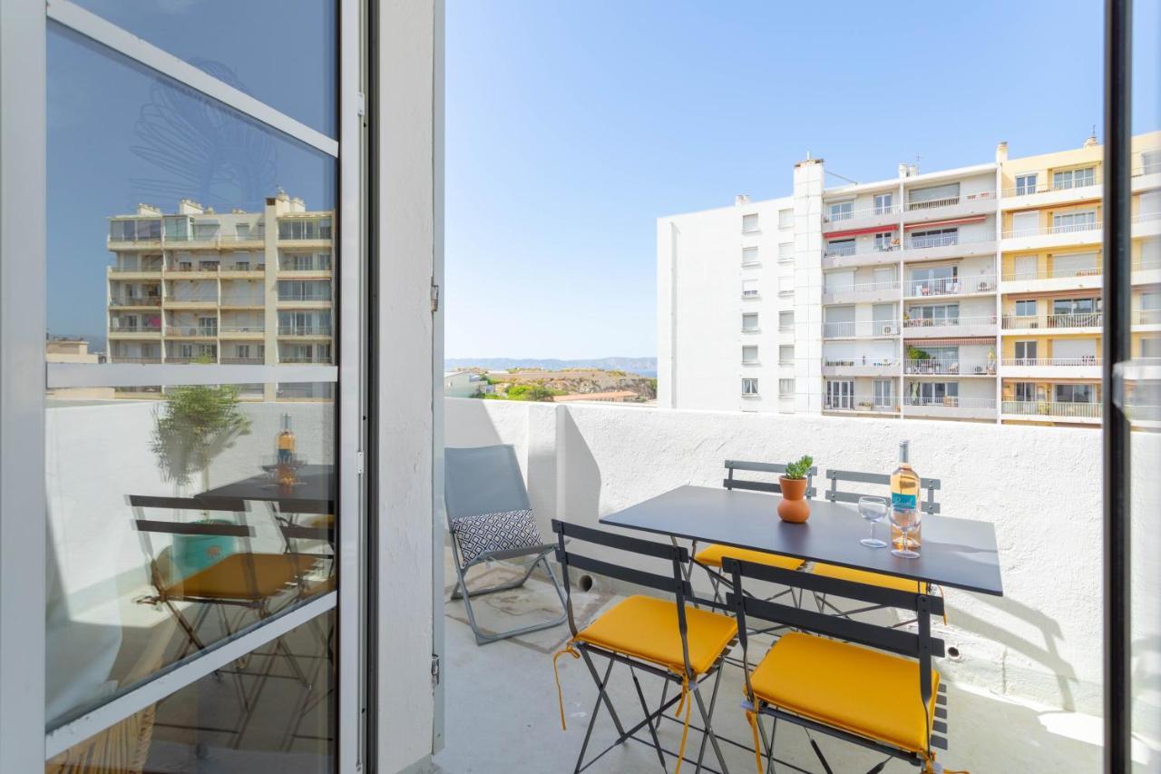 Maisonmars - Catalans Sur Mer - Appartement 1 Chambre - 4 Pers - Terrasse Vue Mer Clim 마르세유 외부 사진